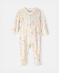Baby Easter 100% Cotton Sleep & Play Pajama - Cream NB