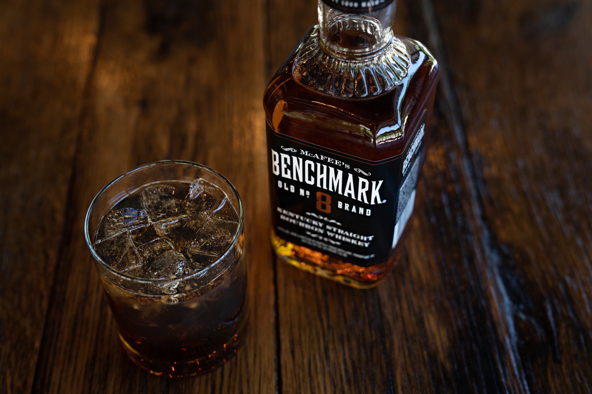 slide 2 of 2, Benchmark KY Straight Bourbon Whiskey Traveler 750ml Plsc Btl 80 Proof, 750 ml