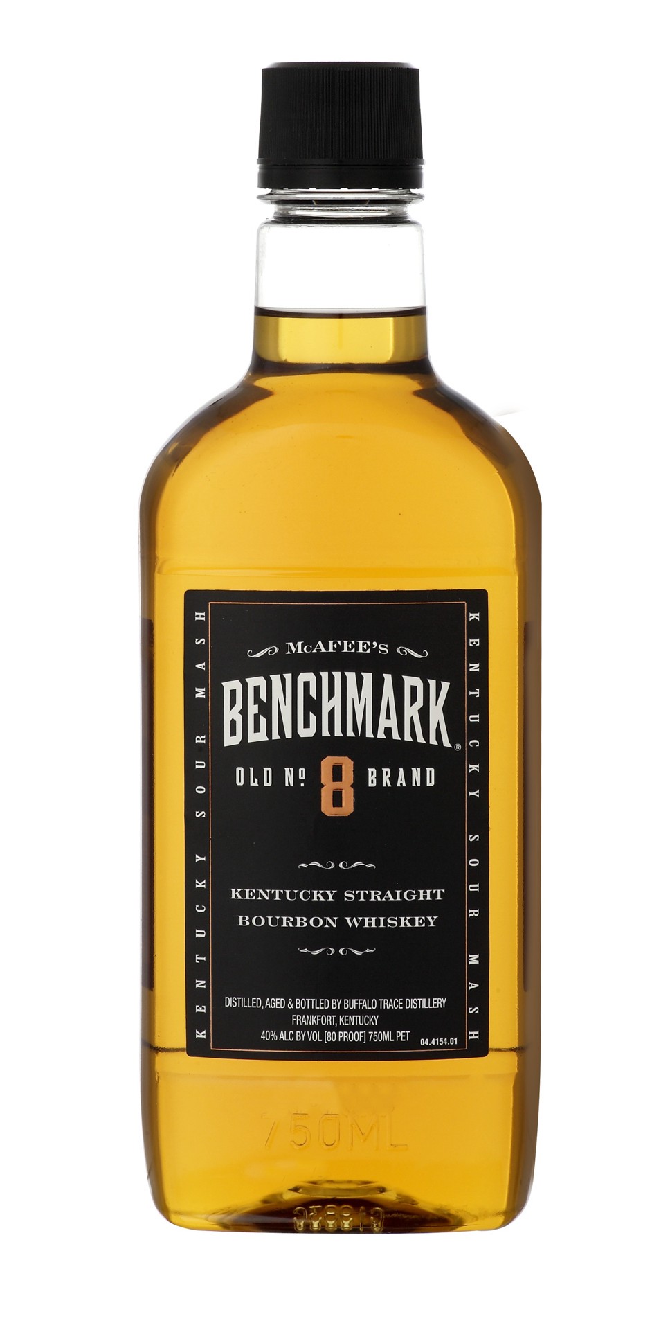 slide 1 of 2, Benchmark KY Straight Bourbon Whiskey Traveler 750ml Plsc Btl 80 Proof, 750 ml