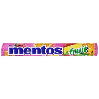 slide 1 of 1, Mentos Fruit Candy, 1 oz