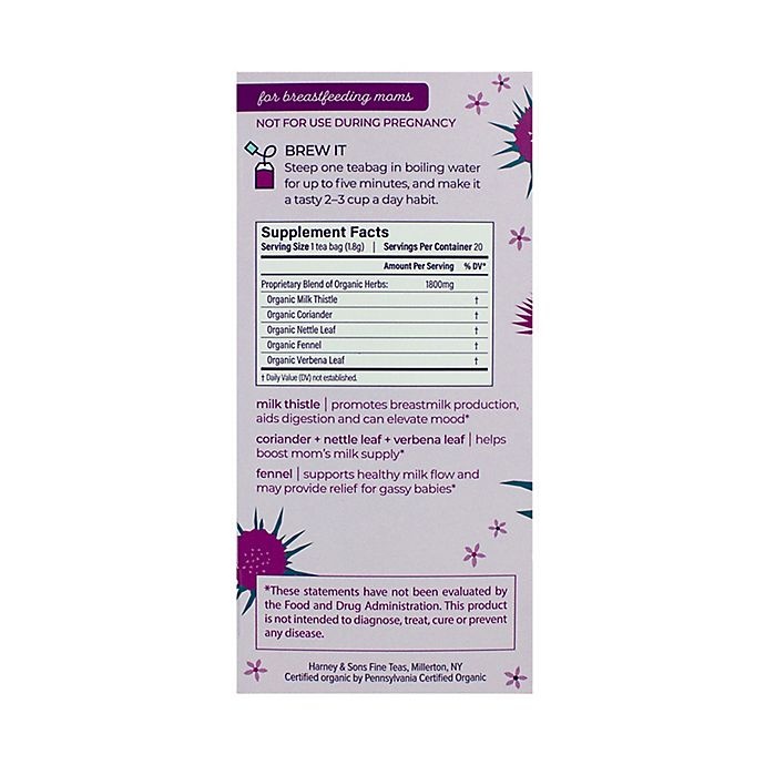 slide 2 of 4, Bundle Organics Milk Thistle Milk Boost Tea, 20 ct