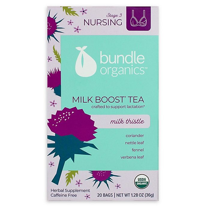 slide 1 of 4, Bundle Organics Milk Thistle Milk Boost Tea, 20 ct