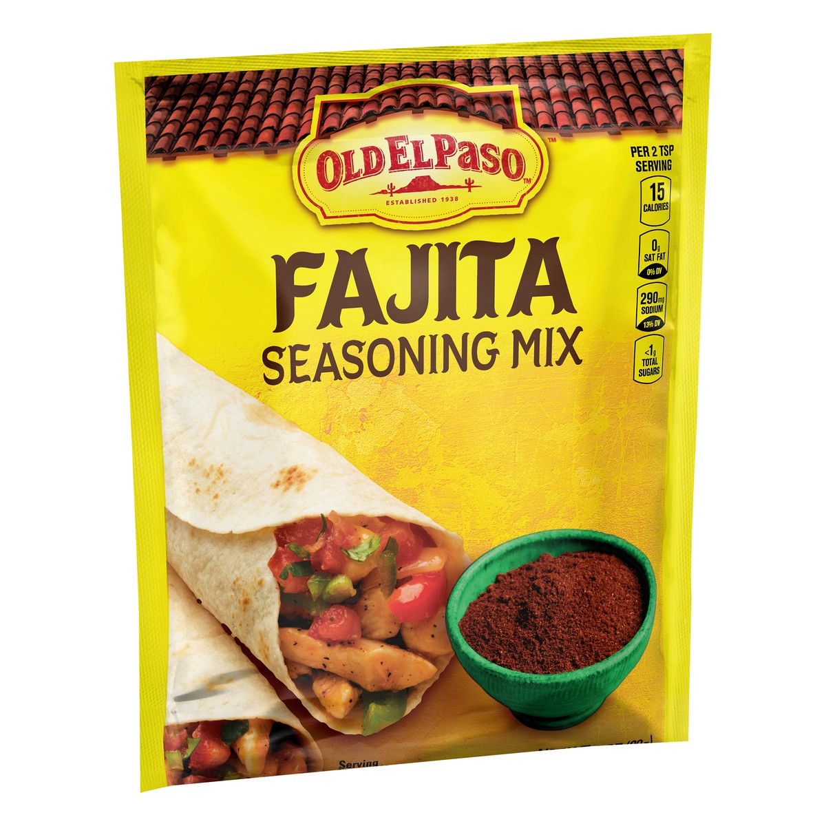 slide 2 of 9, Old El Paso Fajita Taco Seasoning, 1 oz., 1 oz