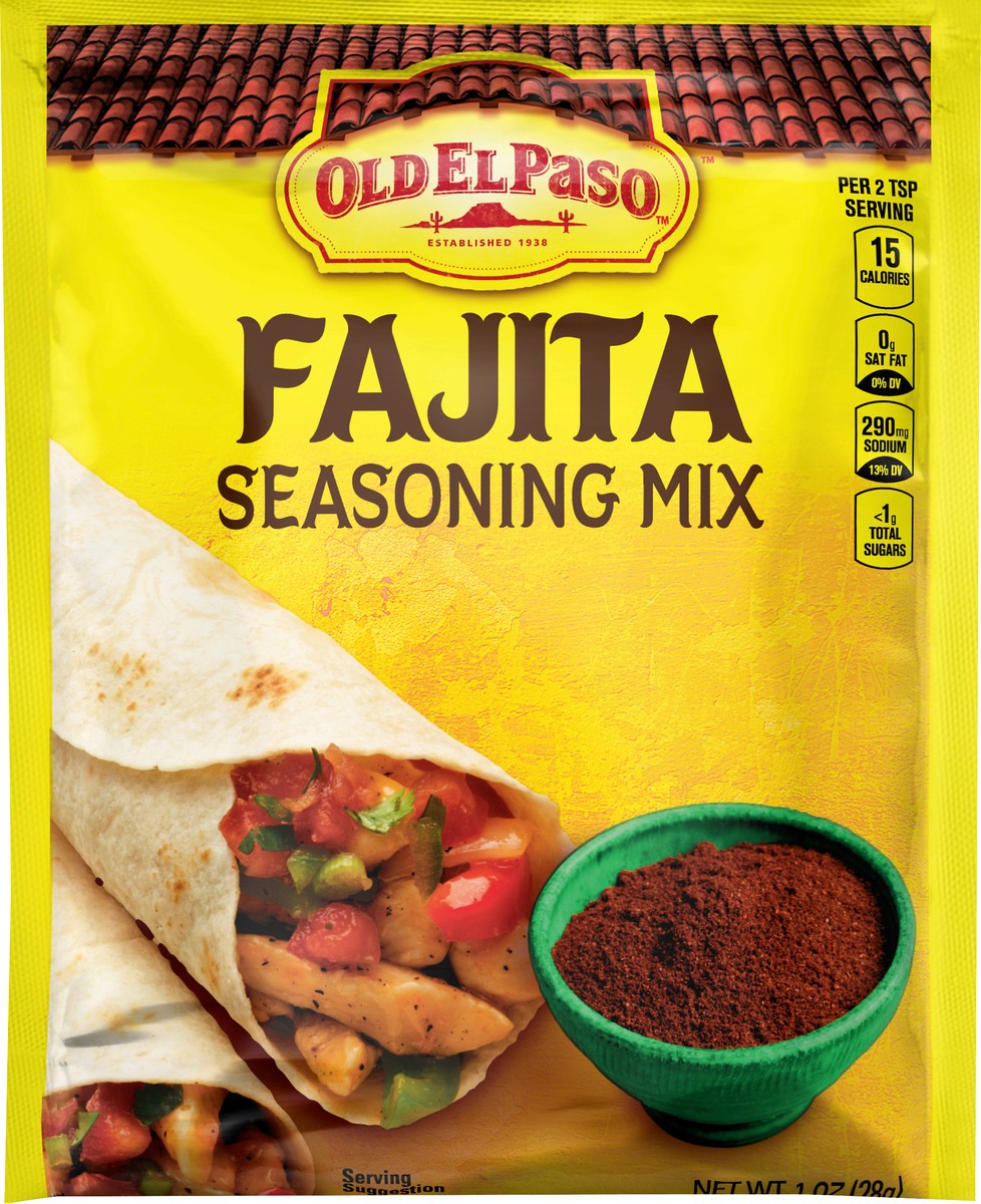 slide 9 of 9, Old El Paso Fajita Taco Seasoning, 1 oz., 1 oz
