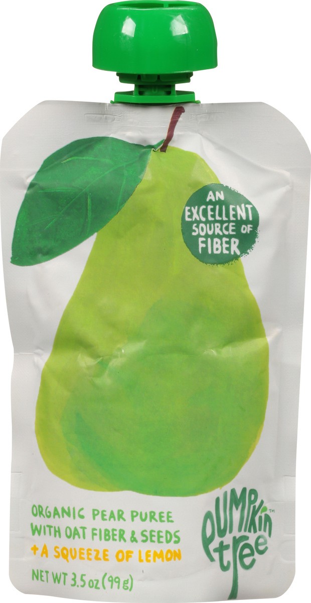slide 8 of 12, Pumpkin Tree Organic Pear Puree with Oat Fiber & Seeds 3.5 oz, 1 ct
