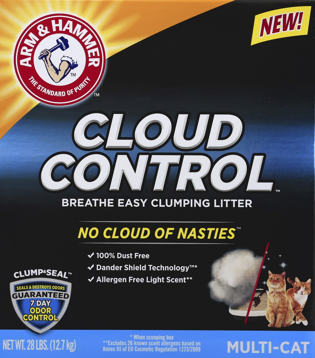 slide 3 of 7, ARM & HAMMER Cat Litter 28 lb, 28 lb