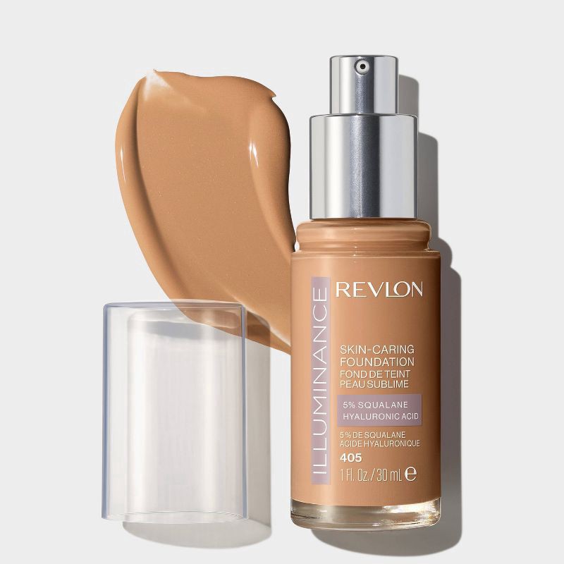 slide 7 of 10, Revlon Skin-Caring Illuminance 405 Foundation 1 fl oz, 1 fl oz