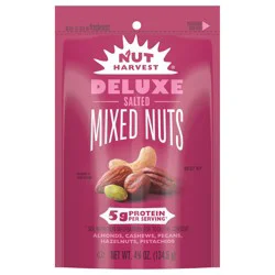 Nut Harvest Mixed Nuts, Salted, Deluxe
