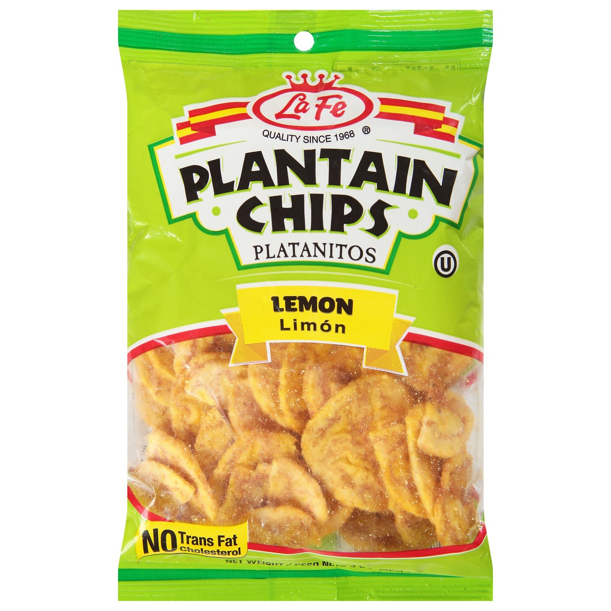 slide 1 of 9, La Fe Plantain Chips 3 oz, 3 oz