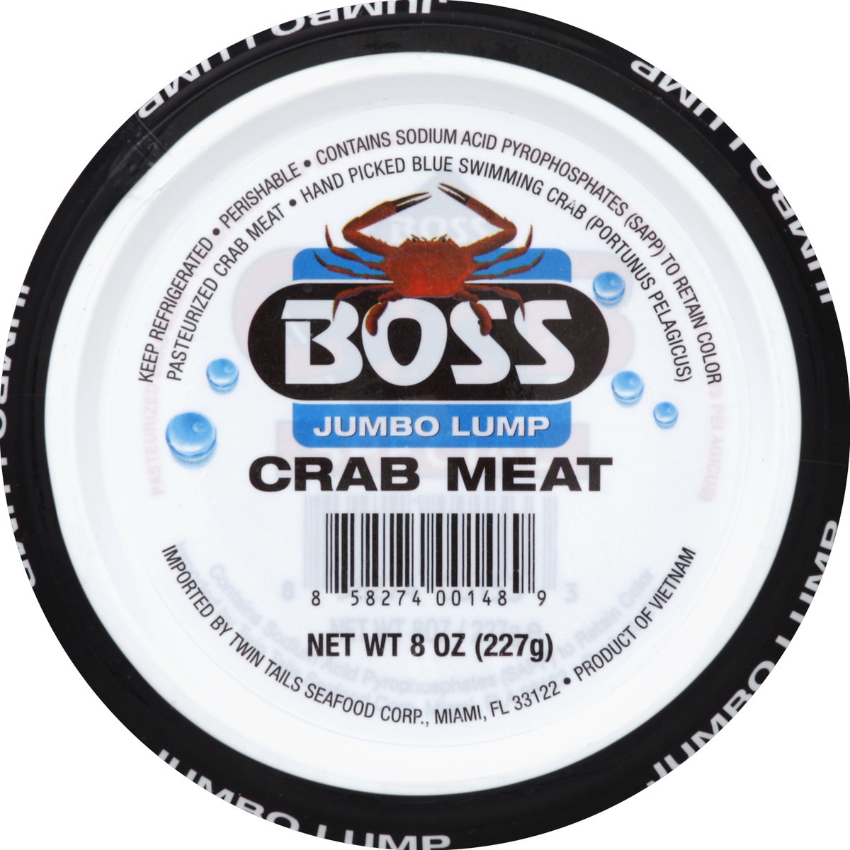 slide 2 of 3, Boss Jumbo Lump Crabmeat, 8 oz