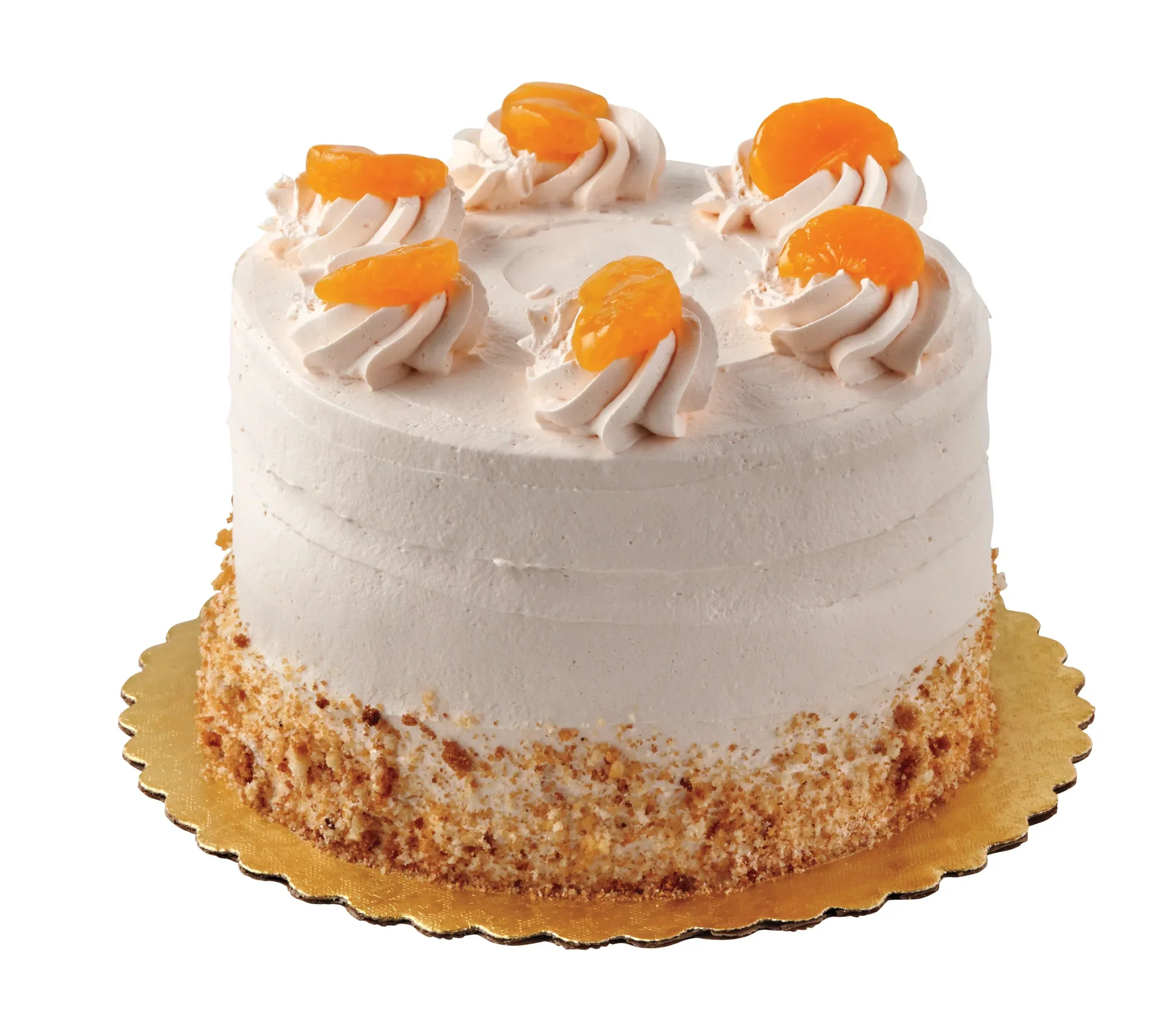 slide 1 of 1, H-E-B Bakery Mandarin Cake, 6 in