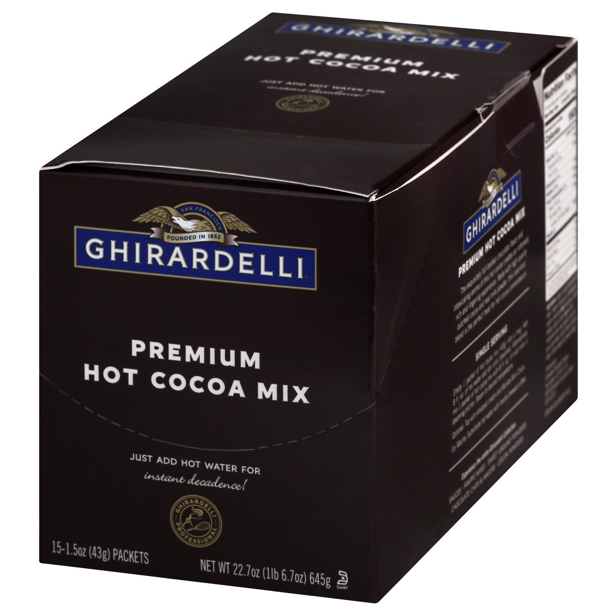 slide 4 of 10, Ghirardelli Premium Hot Cocoa Mix 15 ea, 15 ct