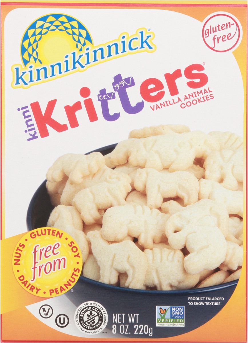 slide 7 of 9, Kinnikinnick Foods Kinni Kritters Vanilla Animal Cookies 8 oz, 8 oz