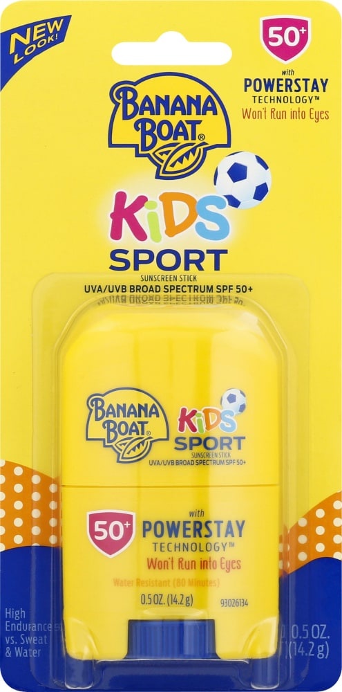 slide 1 of 2, Banana Boat Kids Sport Sunscreen Stick SPF 50, 0.5 oz