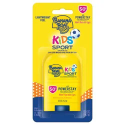 Banana Boat Kids Sport Sunscreen Stick SPF 50 Tear-Free Sting-Free Pediatrician Tested