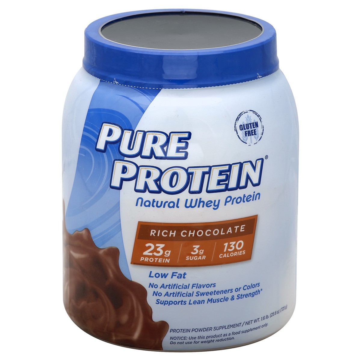 slide 2 of 3, Pure Protein Whey Protein 25.6 oz, 25.6 oz