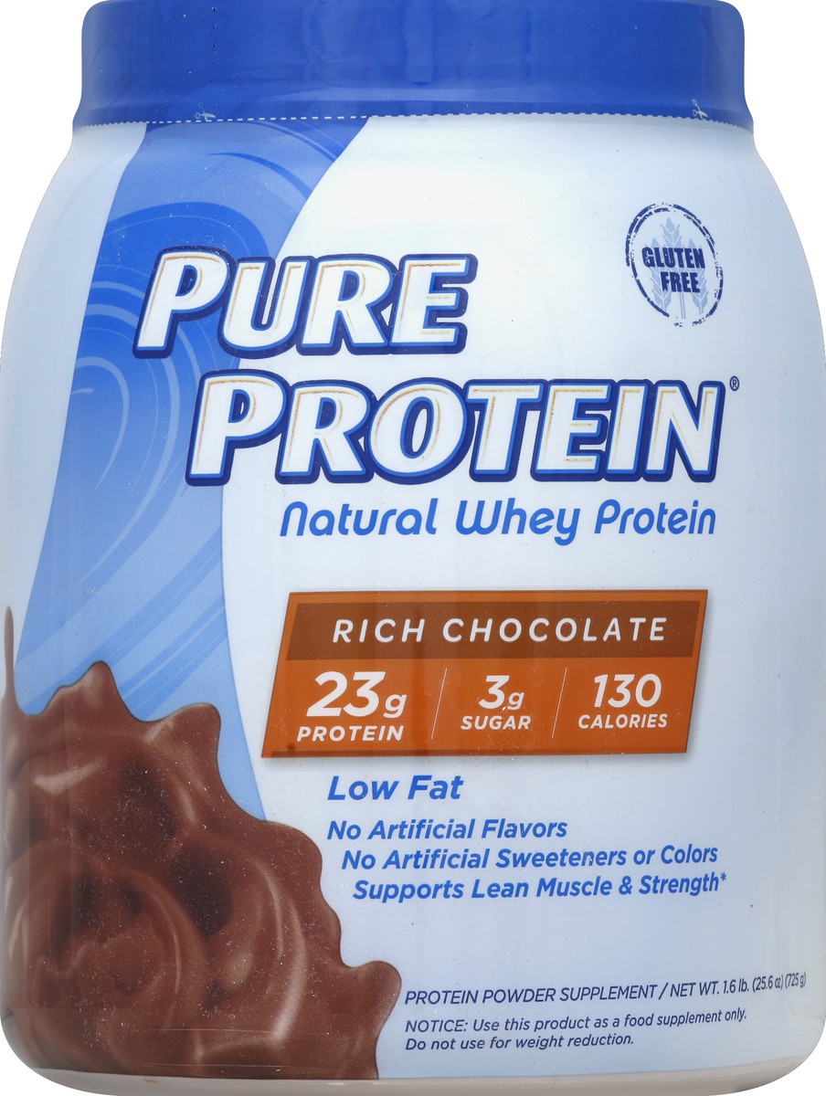 slide 1 of 3, Pure Protein Whey Protein 25.6 oz, 25.6 oz