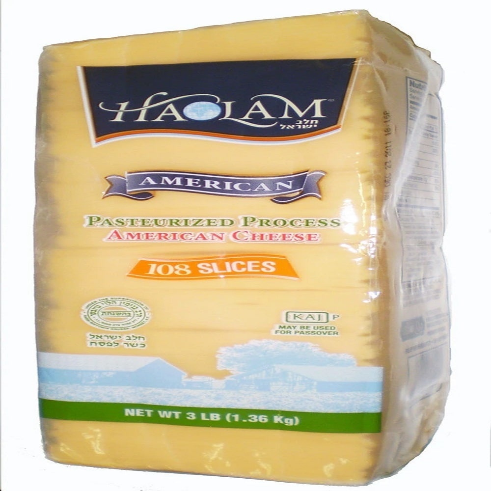 slide 1 of 1, Haolam Sliced Processed Yellow Cheese, 3 lb