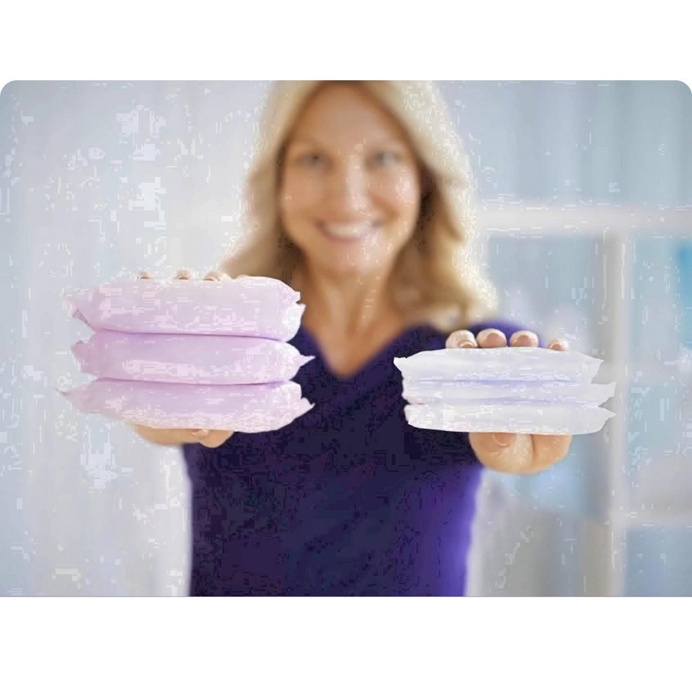 slide 91 of 98, Always Discreet Adult Incontinence Pads for Women, Moderate Absorbency, Regular Length, Postpartum Pads, 66 CT, 66 ct