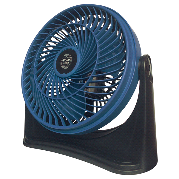 slide 1 of 1, Polar Wind 9 Inch High Velocity Turbo Fan, Blue, 1 ct