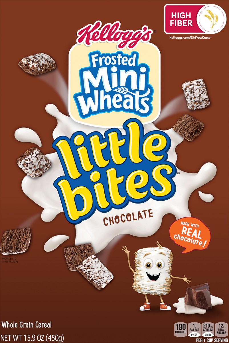 slide 1 of 8, Frosted Mini-Wheats Little Bites Chocolate Whole Grain Cereal 15.9 oz, 15.9 oz