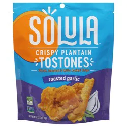 Solula Crispy Plantain Rosted Garlic Tostones 4 oz