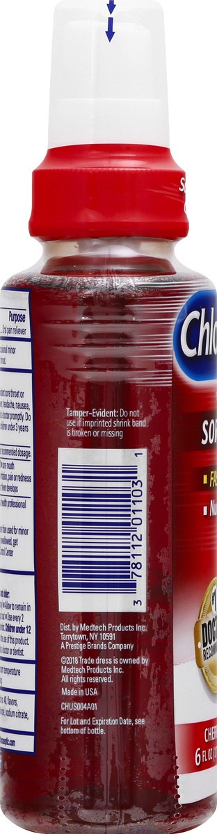 slide 9 of 9, Chloraseptic Sore Throat Spray, Cherry Flavor Throat Remedy, 6 fl oz, 6 fl oz