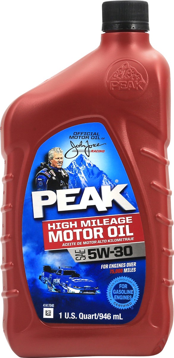 slide 7 of 8, PEAK Motor Oil 1 qt, 1 qt