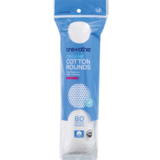 slide 1 of 1, ONE+OTHER Oo Cotton Rounds Organic, 1 ct