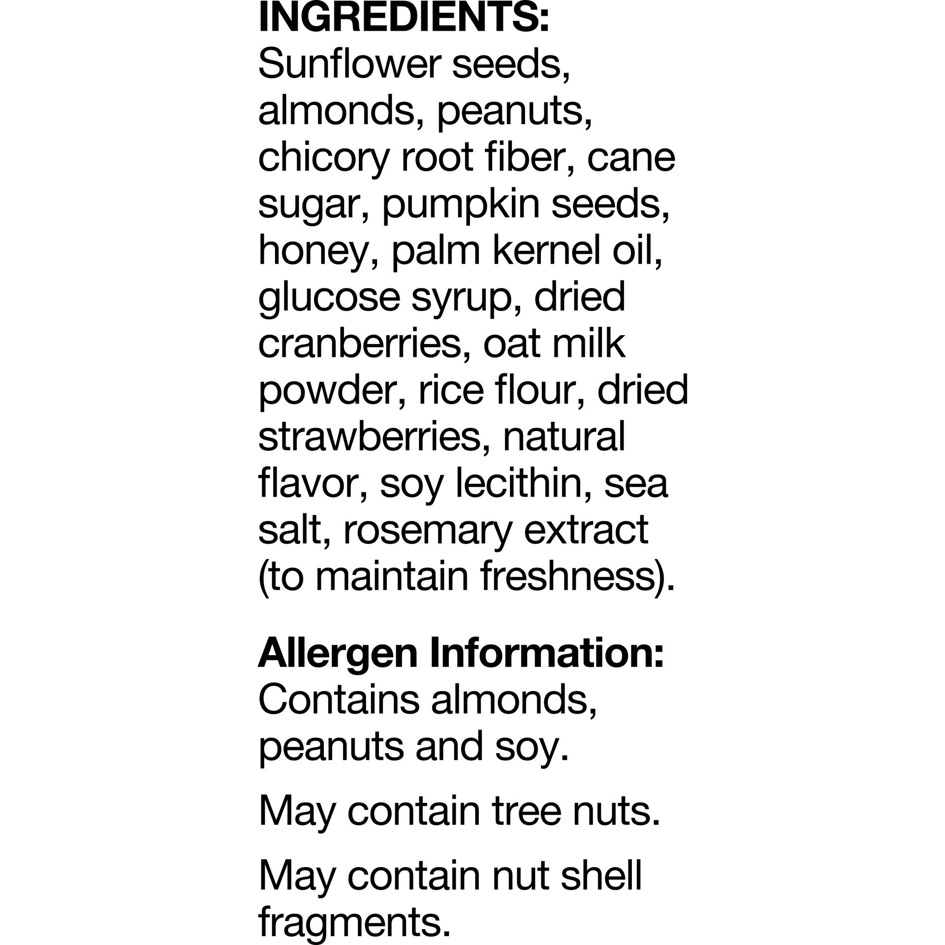 slide 2 of 4, KIND Seeds Fruit & Nuts Snack Bar, Strawberry Sunflower Seed | 5g Protein, High Fiber, Gluten Free Bars, 1.4 OZ, 6 Count, 6 ct