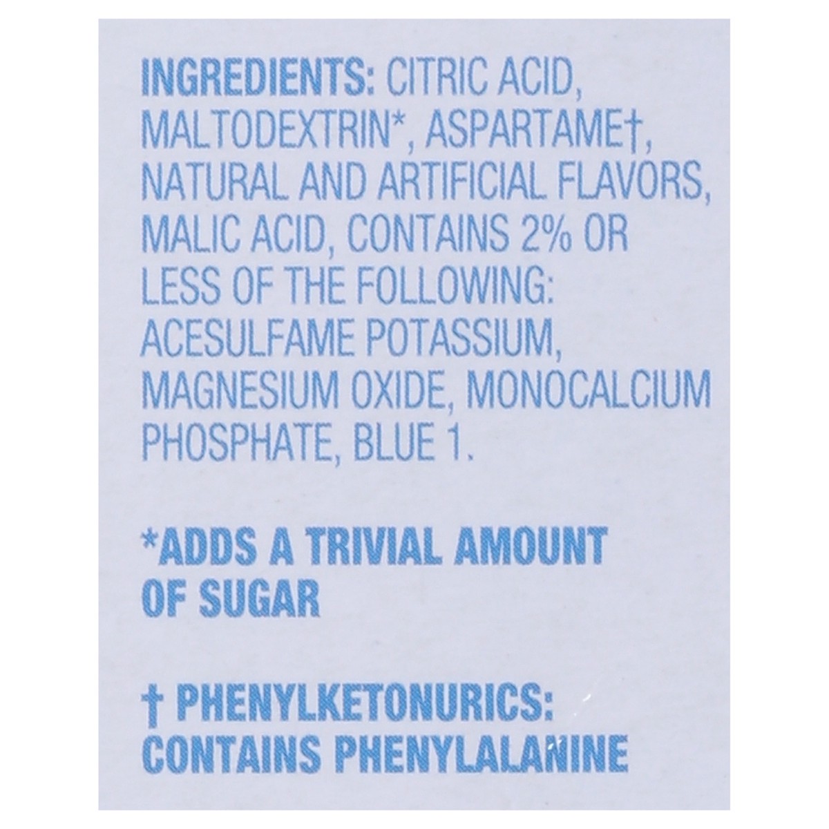 slide 14 of 14, Sonic Singles to Go! Zero Sugar Ocean Water Drink Mix 6 ea, 6 ct