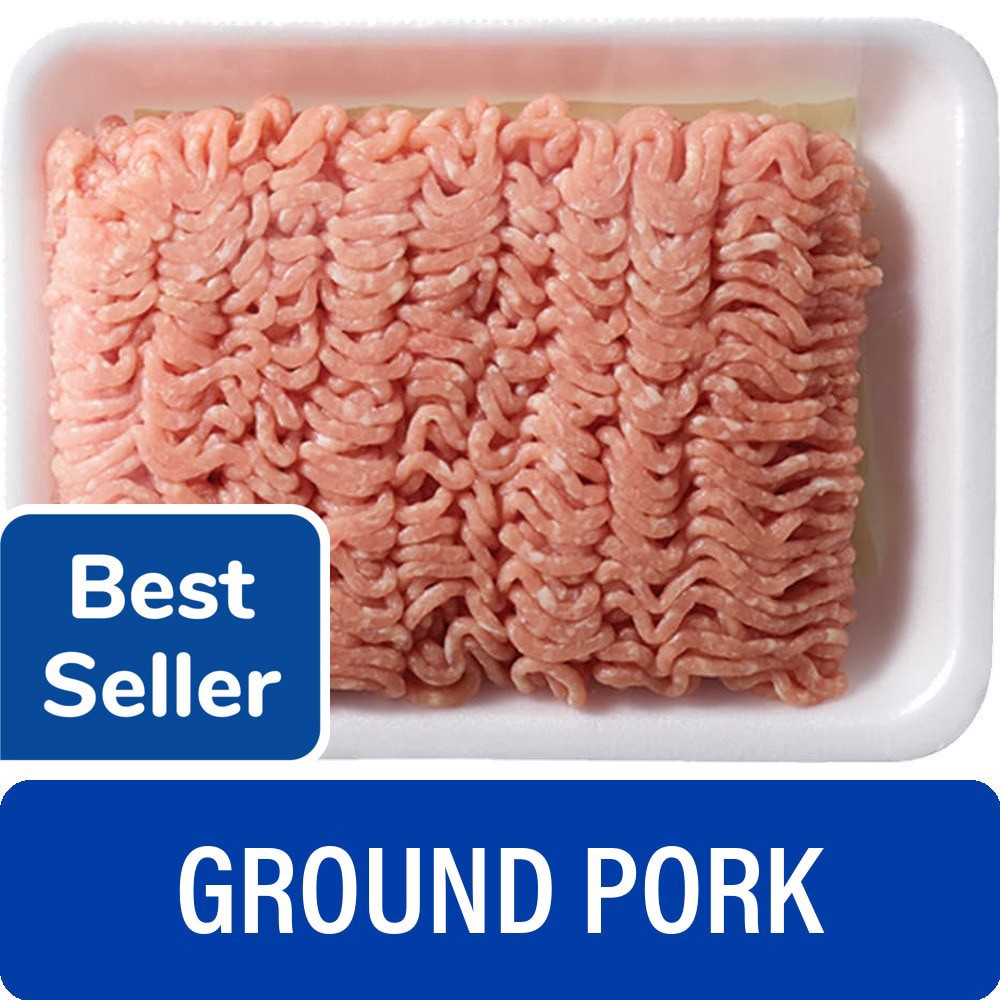 slide 1 of 2, Ground Pork, per lb