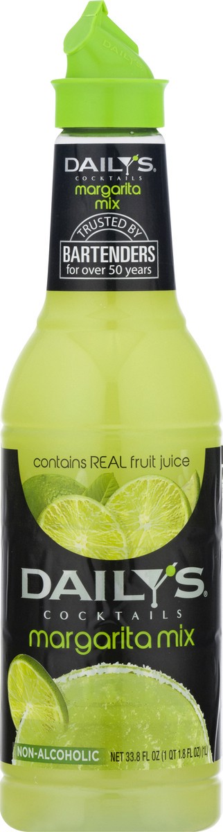 slide 1 of 9, Daily's Margarita Cocktail Mix, 1 Liter Bottle, 33.80 oz