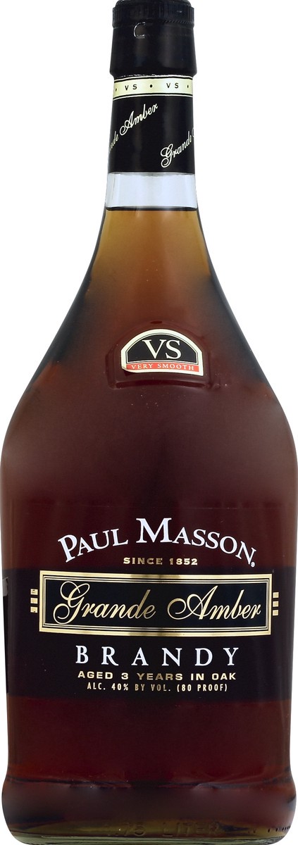 slide 2 of 3, Paul Masson Grande Amber VS Brandy 1.75l 80 Proof, 1.75 liter