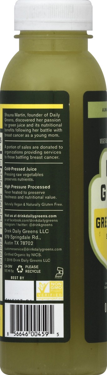 slide 5 of 5, Daily Greens Vegetable and Fruit Juice Drink Blend 12 oz, 12 oz