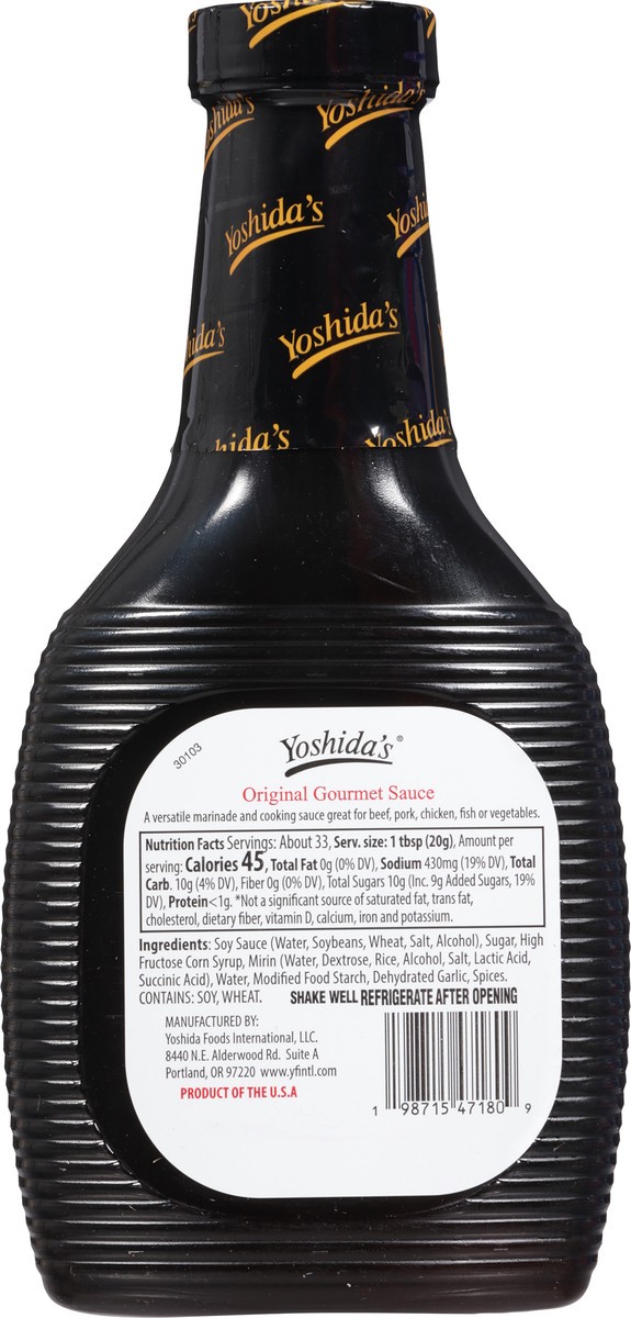 slide 2 of 12, Mr Yoshidas Original Gourmet Sauce - 23 FZ, 23 fl oz