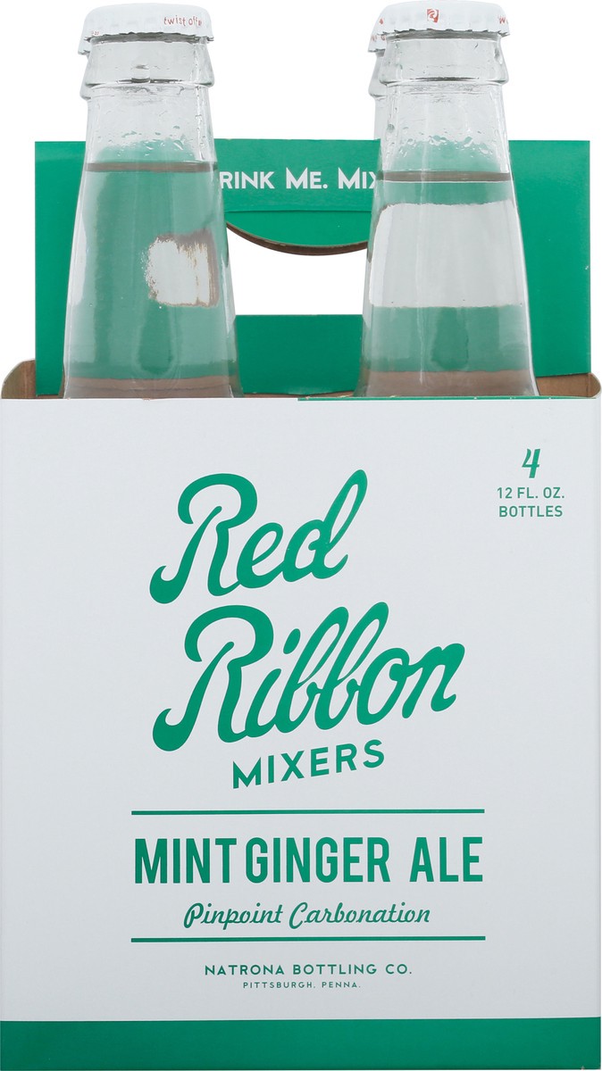 slide 10 of 13, Red Ribbon Mint Ginger Ale Soda - 4 ct; 12 oz, 4 ct; 12 oz