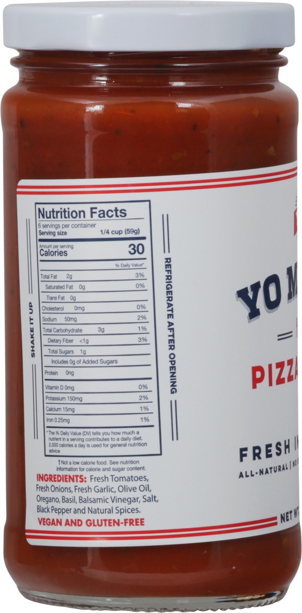 slide 4 of 13, Yo Mama's Classic Pizza Sauce 12.5 oz, 12.5 oz