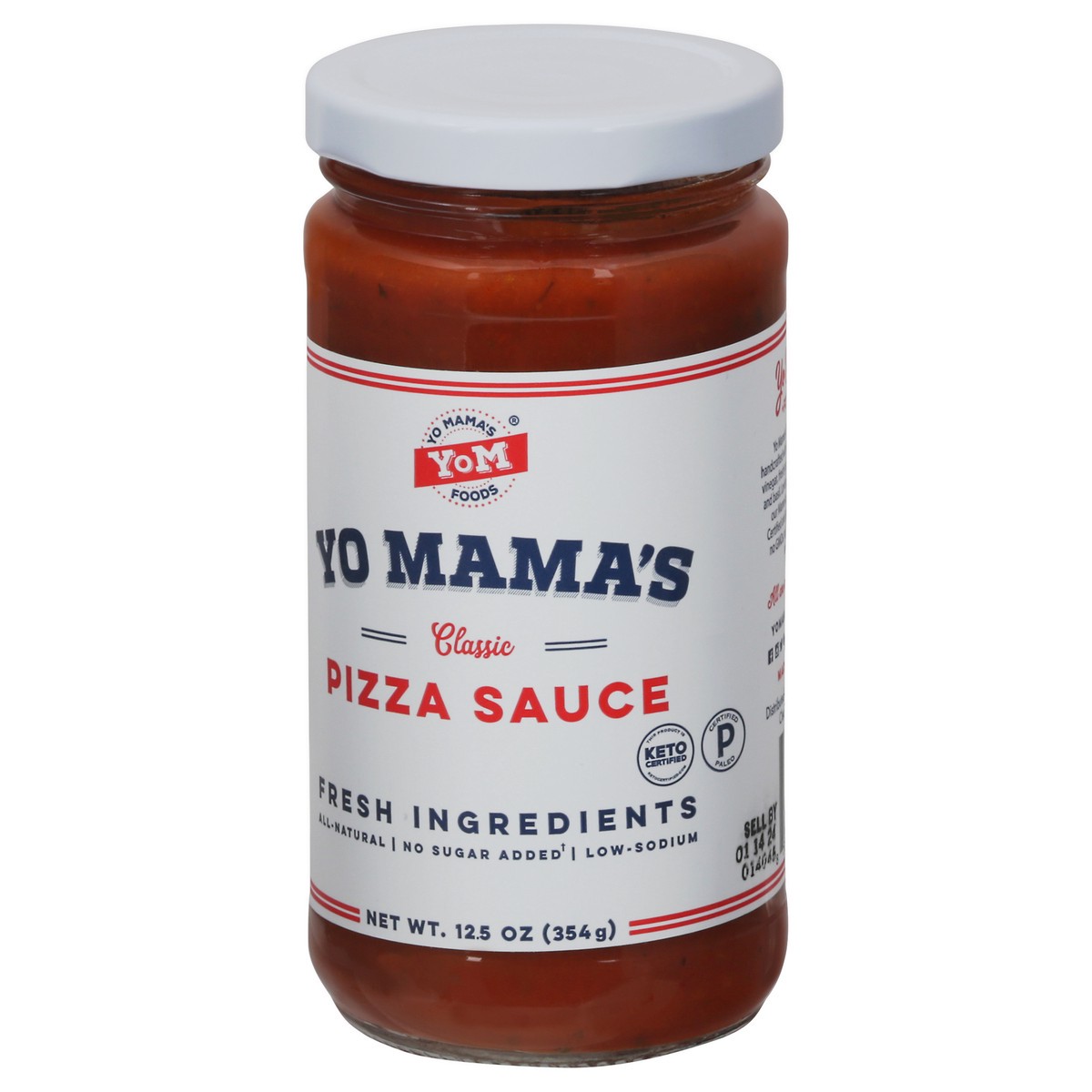 slide 3 of 13, Yo Mama's Classic Pizza Sauce 12.5 oz, 12.5 oz