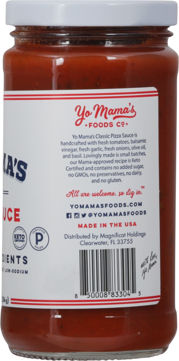 slide 11 of 13, Yo Mama's Classic Pizza Sauce 12.5 oz, 12.5 oz
