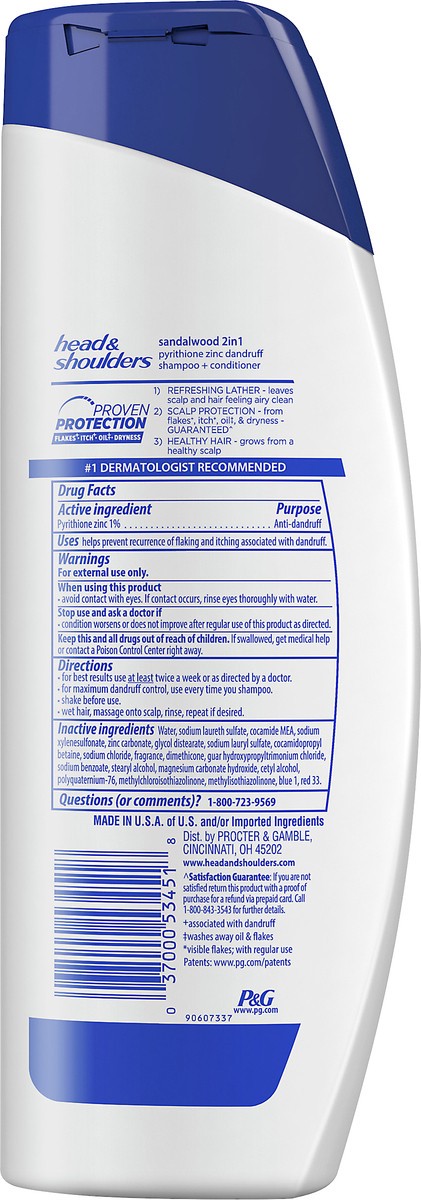 slide 2 of 3, Head & Shoulders Head&Shoulders 2In1 Shampoo, 13.5 fl oz