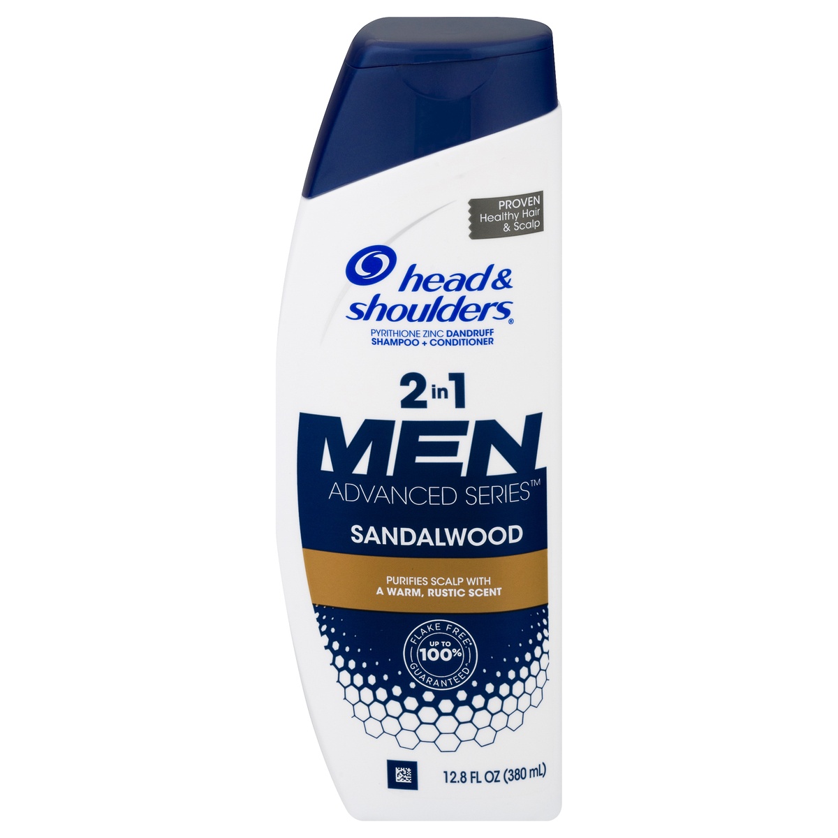 slide 1 of 4, Head & Shoulders Men 2-in-1 Dandruff Sandalwood Shampoo + Conditioner 12.8 oz, 12.8 fl oz