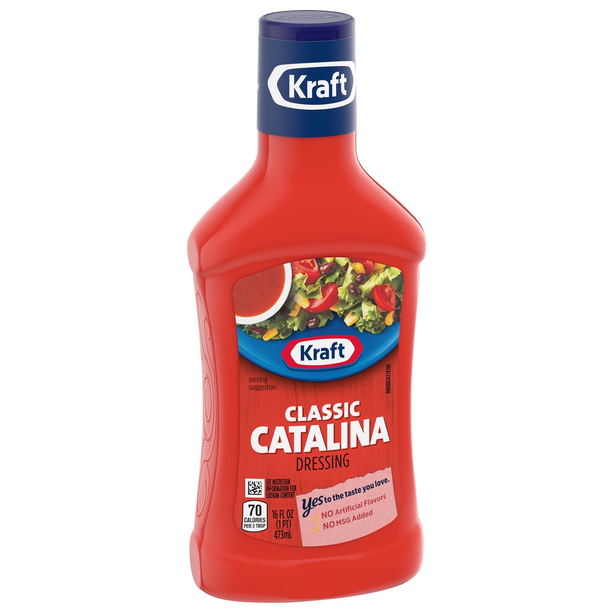 slide 2 of 9, Kraft Classic Catalina Salad Dressing, 16 fl oz Bottle, 16 fl oz