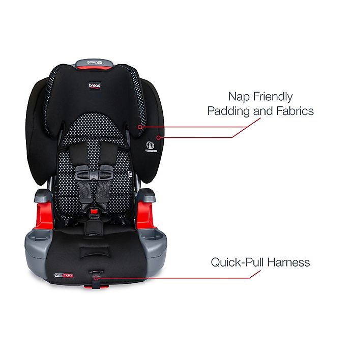 slide 18 of 19, Britax Grow With You ClickTight Cool Flow Harness-2-Booster Car Seat - Grey, 1 ct