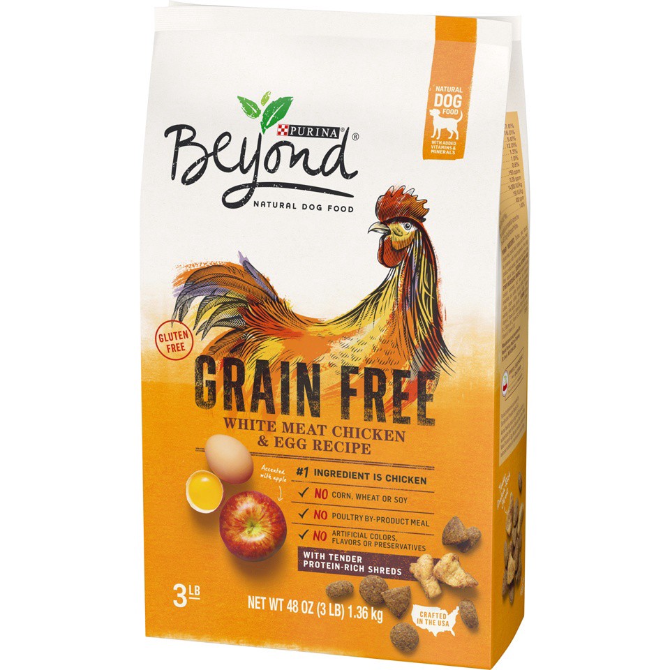 slide 9 of 9, Beyond Purina Beyond Grain Free, Natural Dry Dog Food, Grain Free White Meat Chicken & Egg Recipe, 3 lb