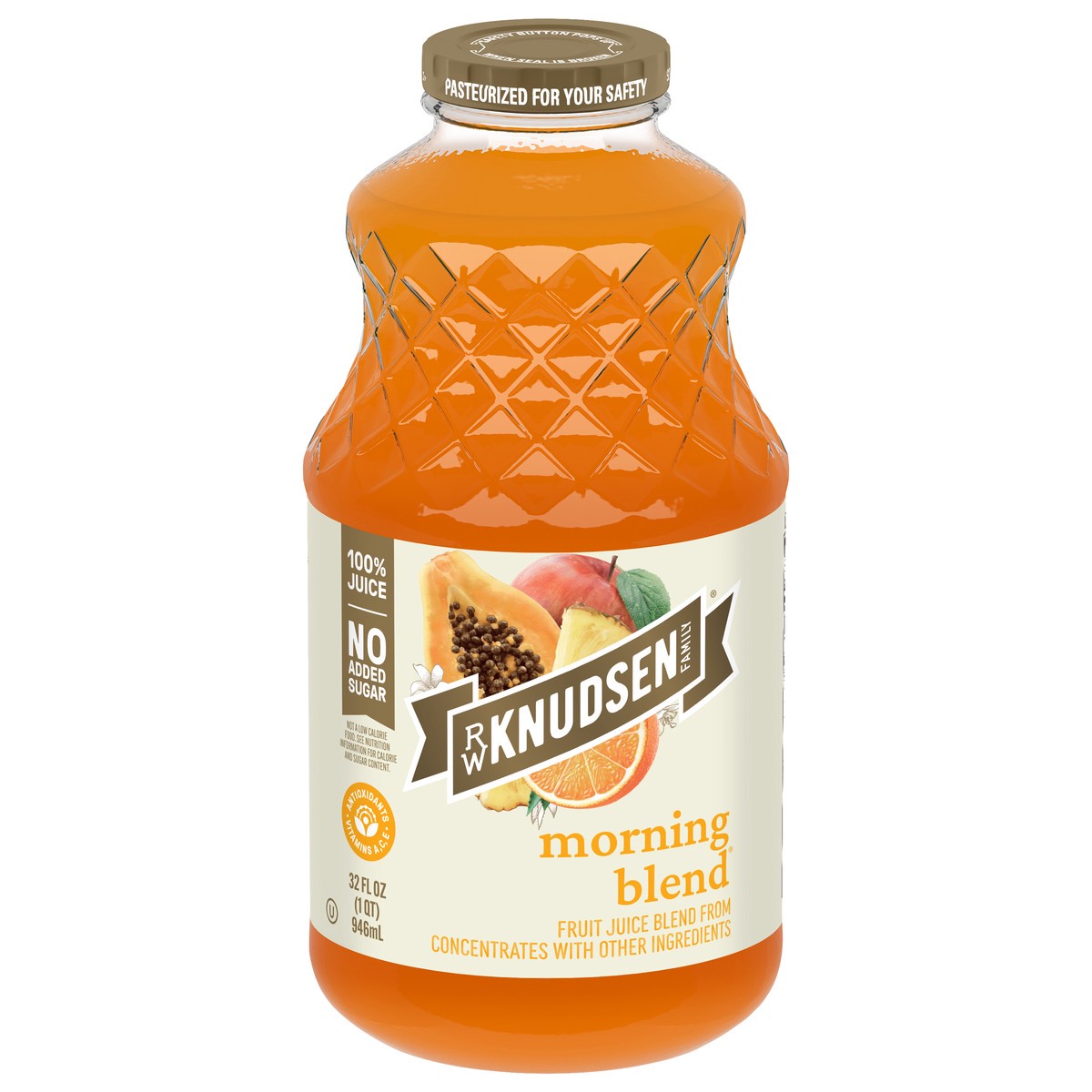 slide 1 of 5, RW Knudsen Family Morning Blend Fruit Juice Blend - 32 fl oz, 32 fl oz