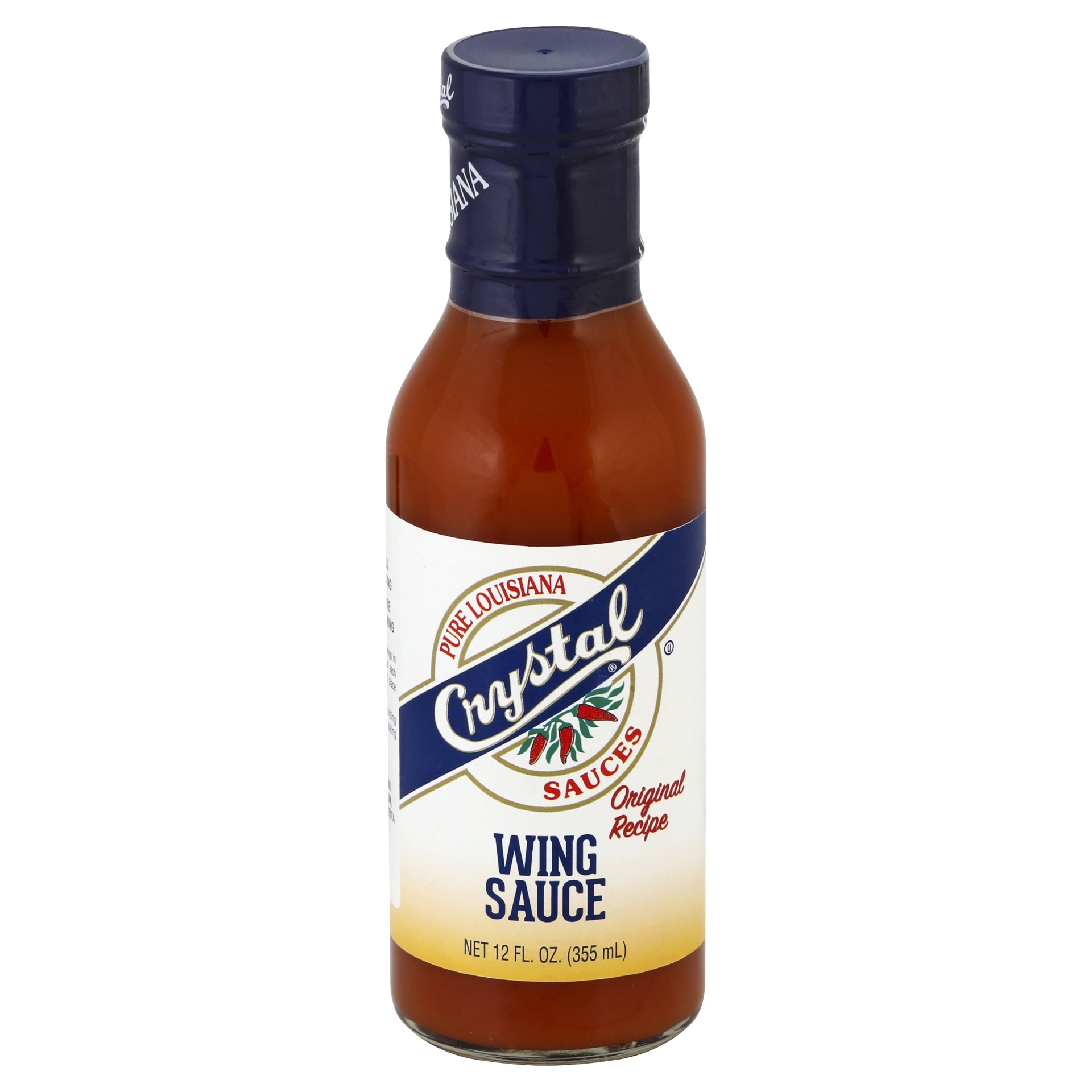 slide 1 of 2, Crystal Original Wing Sauce, 12 oz