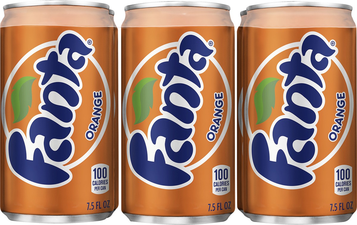 slide 7 of 11, Fanta Orange Soda - 6 ct; 7.5 oz, 6 ct; 7.5 oz