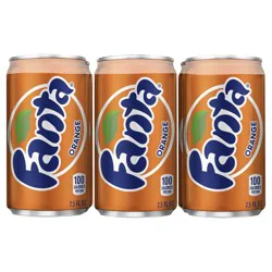 Fanta Orange Soda - 6 ct; 7.5 oz