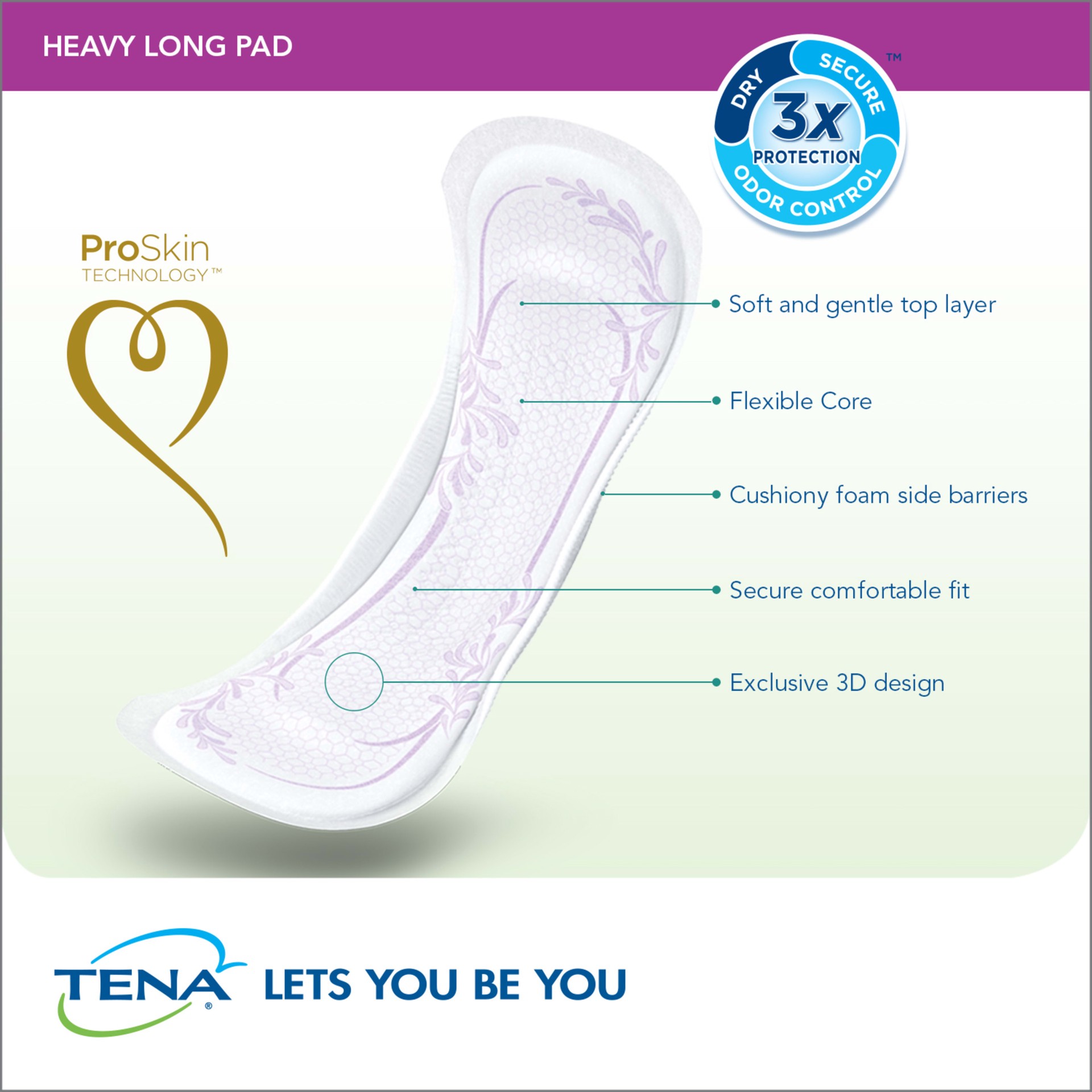 slide 4 of 4, Tena Intimates Heavy Regular Incontinence Pad for Women, 56 Count, 56 ct